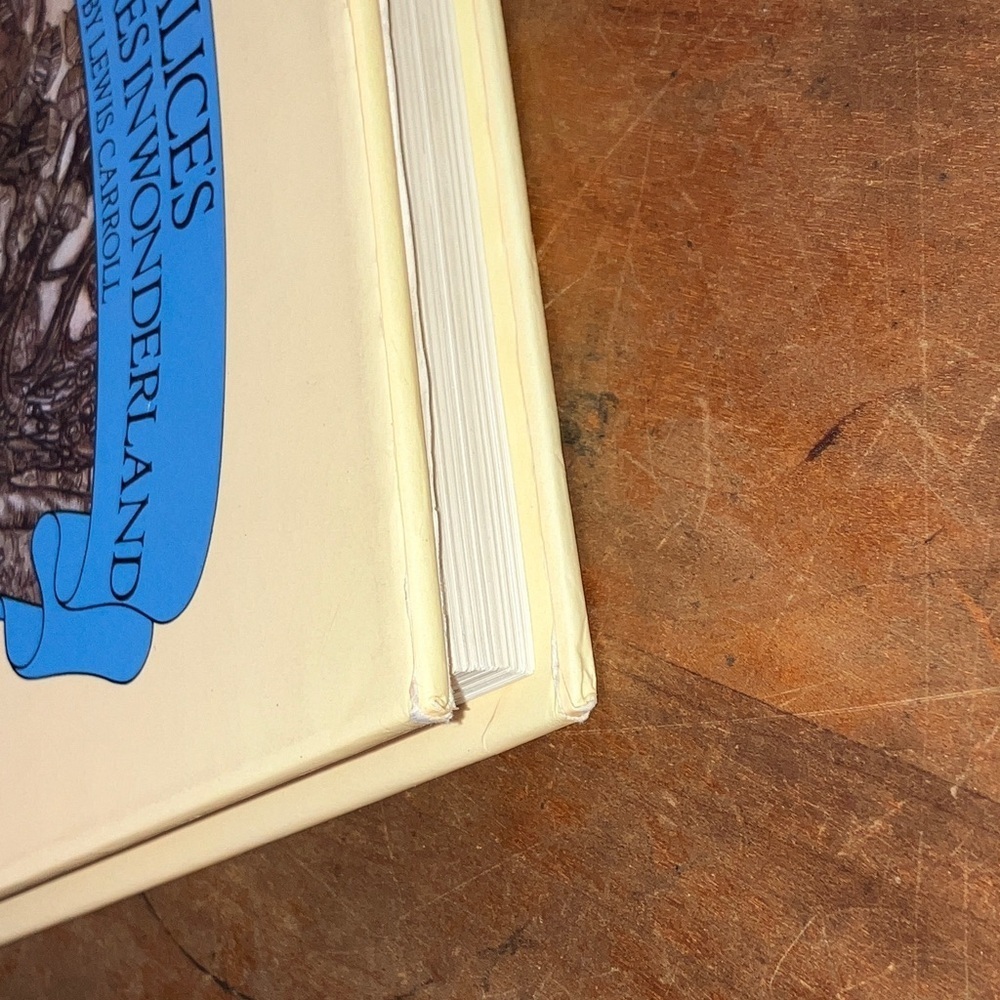 Alice's Adventures in Wonderland Illustrated Book rare vintage 1986 reprint - Picture 14 of 16